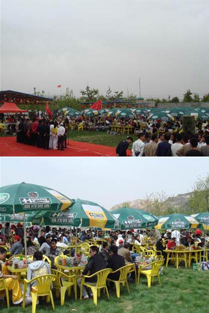 春光明媚欢歌笑语在这里汇成一片沸腾的海洋宝运莱集团春游活动