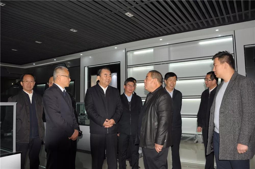 甘肃省委统战部部长马廷礼一行莅临兰州新区“宝运莱三厂项目”参观考察